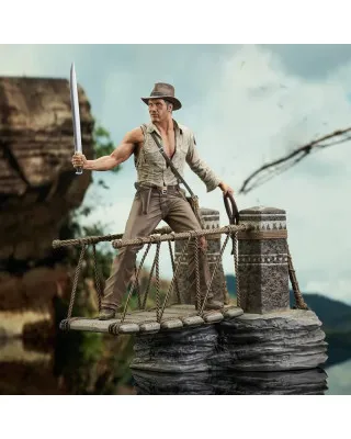 Statue Indiana Jones - Temple Of Doom - Rope Bridge 