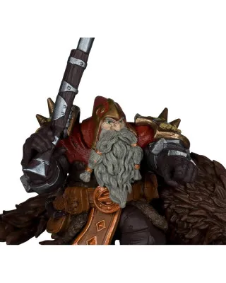 Statue World of Warcraft - 2 Pack - Dwarf Hunter - Beast Master And Pandaren - Gold Label 