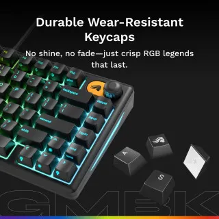 Tastatura Glorious GMBK 3 75% Pre-Built ANSI - Black 