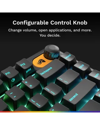 Tastatura Glorious GMBK 3 75% Pre-Built ANSI - Black 