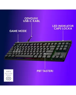 Tastatura Logitech G515 Rapid TKL Black 