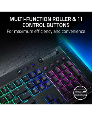 Tastatura Razer BlackWidow V4 Low-profile HyperSpeed - Wireless (Green Clicky Switch) 