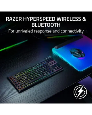 Tastatura Razer BlackWidow V4 Low-profile HyperSpeed - Wireless (Green Switch) 
