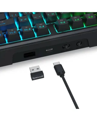 Tastatura Redragon Terraflare Pro K762-WP Wireless/Wired/BT 