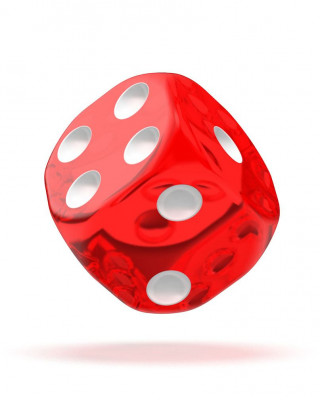 Kockice Oakie Doakie Dice D6 12 mm Translucent - Red (36) 