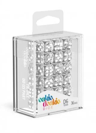 Kockice Oakie Doakie Dice D6 12 mm Translucent - Clear (36) 