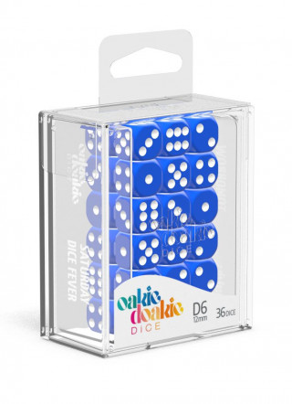 Kockice Oakie Doakie Dice D6 Dice 12 mm Solid - Blue (36) 