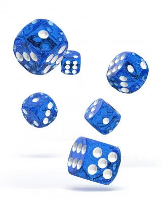 Kockice Oakie Doakie Dice D6 16 mm Speckled - Blue (12) 
