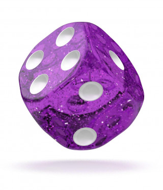 Kockice Oakie Doakie Dice D6 16 mm Speckled - Purple (12) 