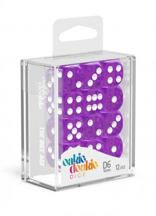 Kockice Oakie Doakie Dice D6 16 mm Speckled - Purple (12) 