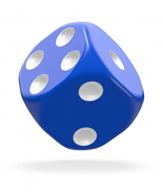 Kockice Oakie Doakie Dice D6 16 mm Solid - Blue (12) 