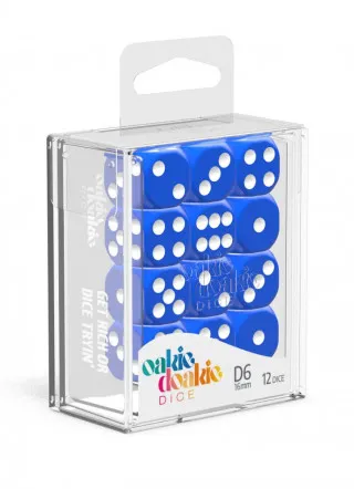Kockice Oakie Doakie Dice D6 16 mm Solid - Blue (12) 