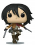 Bobble Figure Anime - Attack on Titan POP! - Mikasa Ackerman with Swords 