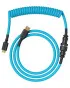 Kabl Glorious Coiled Cable USB-C - Electric Blue 