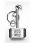 Privezak Marvel Comics - 3D - Thor Hammer 