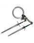 Privezak The Witcher 3 Geralt Two Swords Keychain 