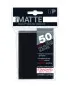 Ultra Pro Matte Desk Protector Sleeves 50 Standard Black 