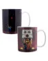 Šolja Paladone Minecraft - Nether and Steve Heat Change Mug 