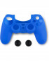 Spartan Gear Controller Silicon Skin Cover & Thumb Grips Blue 