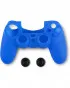 Spartan Gear Controller Silicon Skin Cover & Thumb Grips Blue 