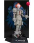 Action Figure IT: Welcome To Derry- Movie Maniacs PVC - Pennywise - Gold Label