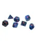 Kockice Chessex - Gemini - Polyhedral Mini - Black-Starlight & Red16mm (7) 