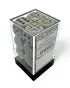 Kockice Chessex - Opaque - Germany War Dice - Dark Grey-Black - Dice Block 16mm (12) 