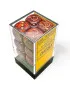 Kockice Chessex - Scarab - Soviet Union War Dice - Scarlet-gold - Dice Block 16mm (12) 