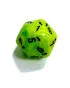 Kockice Chessex - Vortex - Bright Green & Black - Count up & Down D20 