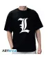 Majica AbyStyle Death Note - L Tribute - XL 