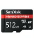 SanDisk Memory Card Express Micro SDXC  Ultra 512GB 650MB/s, C10 Class 