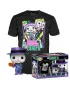 Set Bobble Figure DC - Batman POP! & Tee - The Joker With Megaphone - XL 