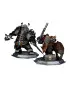 Statue World of Warcraft - 2 Pack - Dwarf Hunter - Beast Master And Pandaren - Gold Label 