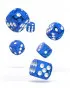 Kockice Oakie Doakie Dice D6 16 mm Speckled - Blue (12) 