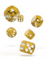 Kockice Oakie Doakie Dice D6 16 mm Speckled - Orange (12) 