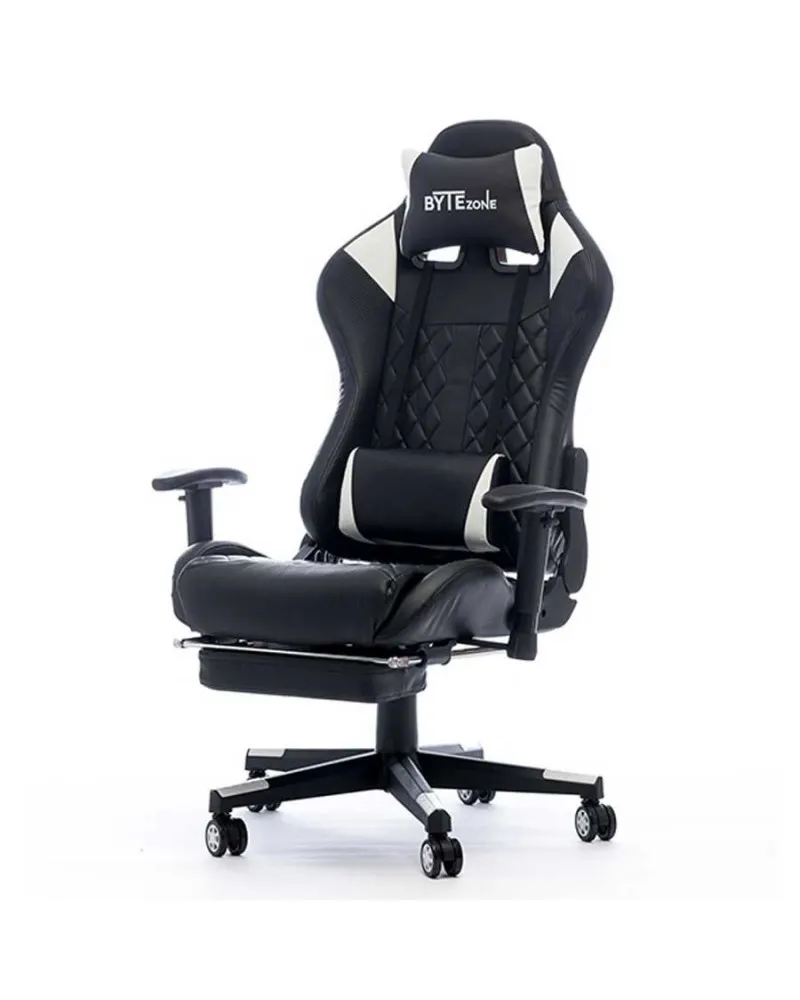 Gaming stolica Bytezone Carbon Crno/Bela 