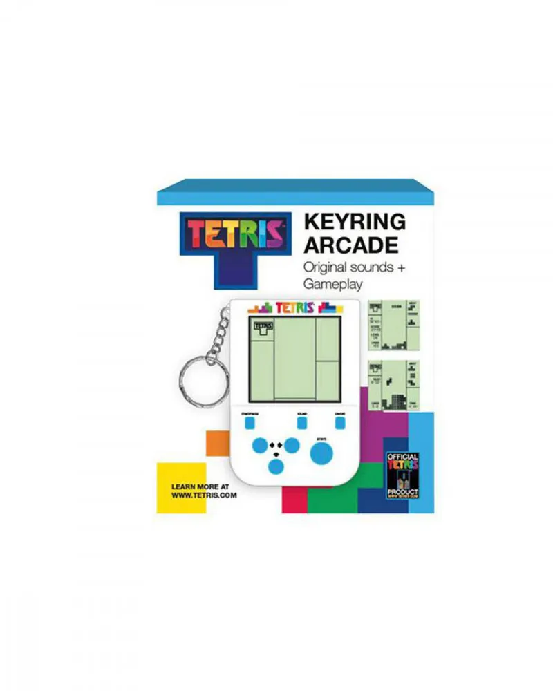 Privezak Tetris Mini - Retro Handheld Video Game Keychain 