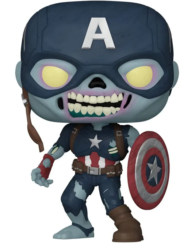Bobble Figure Marvel What If...? POP! - Zombie Captain America 