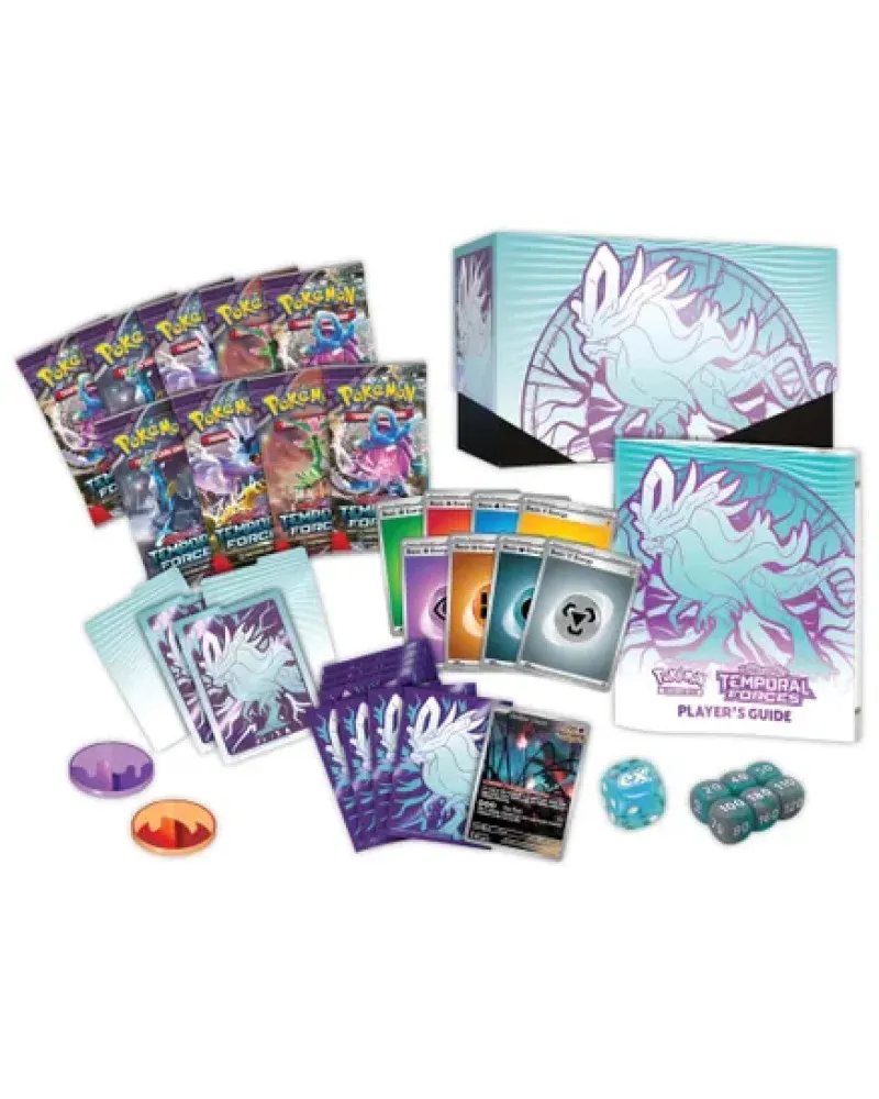 Board Game - Pokemon - Scarlet & Violet - Temporal Forces - Elite Trainer Box 