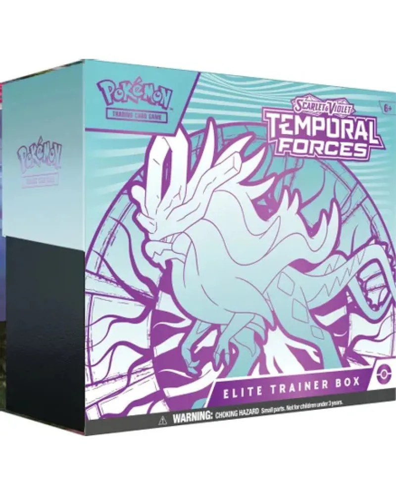 Board Game - Pokemon - Scarlet & Violet - Temporal Forces - Elite Trainer Box 