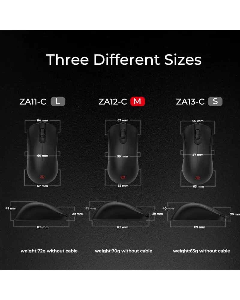 Miš Zowie ZA12 - C Black 