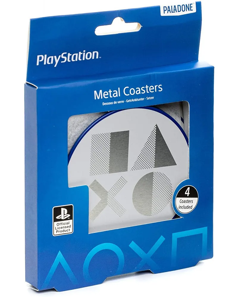 Podmetači za čaše Playstation 5 - Metal Coasters 