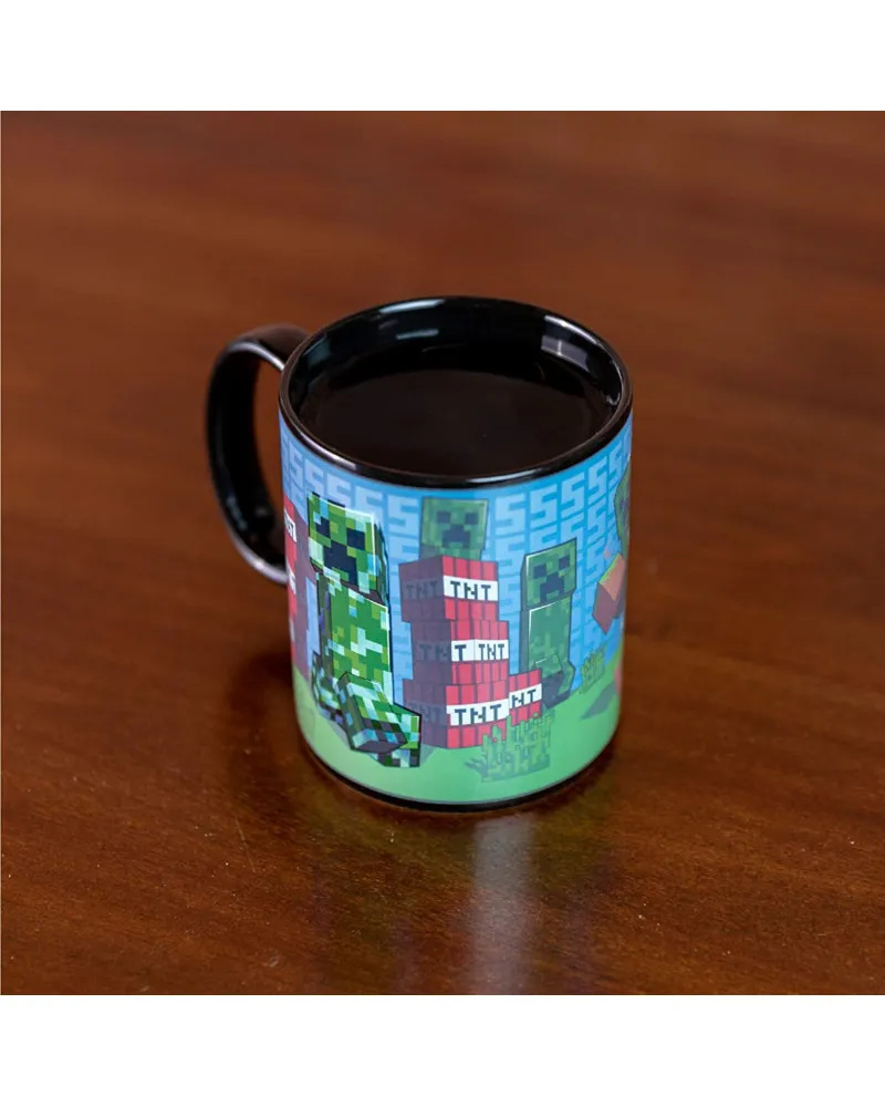 Šolja Paladone Minecraft Creeper Heat Change Mug 