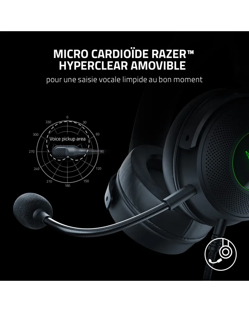 Slušalice Razer Kraken V3 - Black 