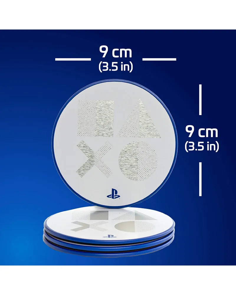 Podmetači za čaše Playstation 5 - Metal Coasters 