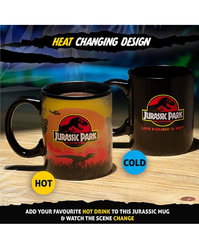 Šolja Paladone Jurassic Park - Heat Change Mug 