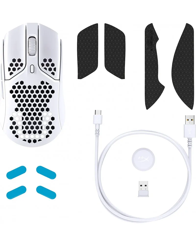 Miš HyperX Pulsefire Haste Wireless - Ultra Lightweight - White 