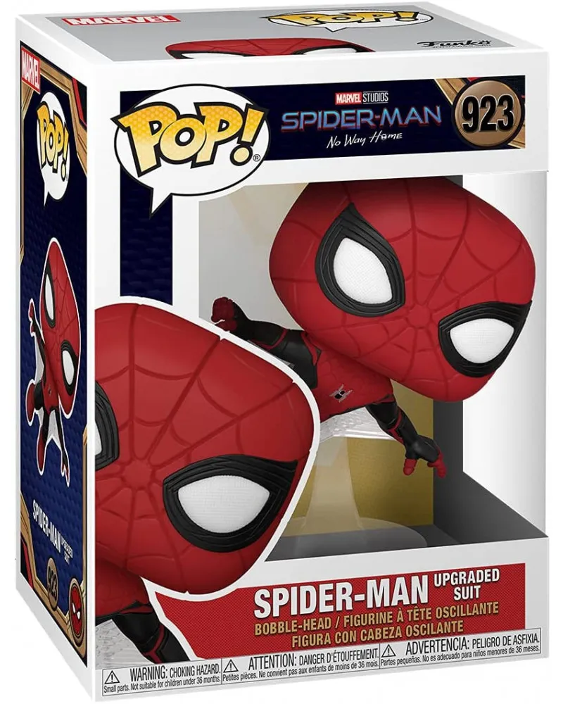 Bobble Figure Spider-Man No Way Home POP! - Spider-Man Upgraded Suit 