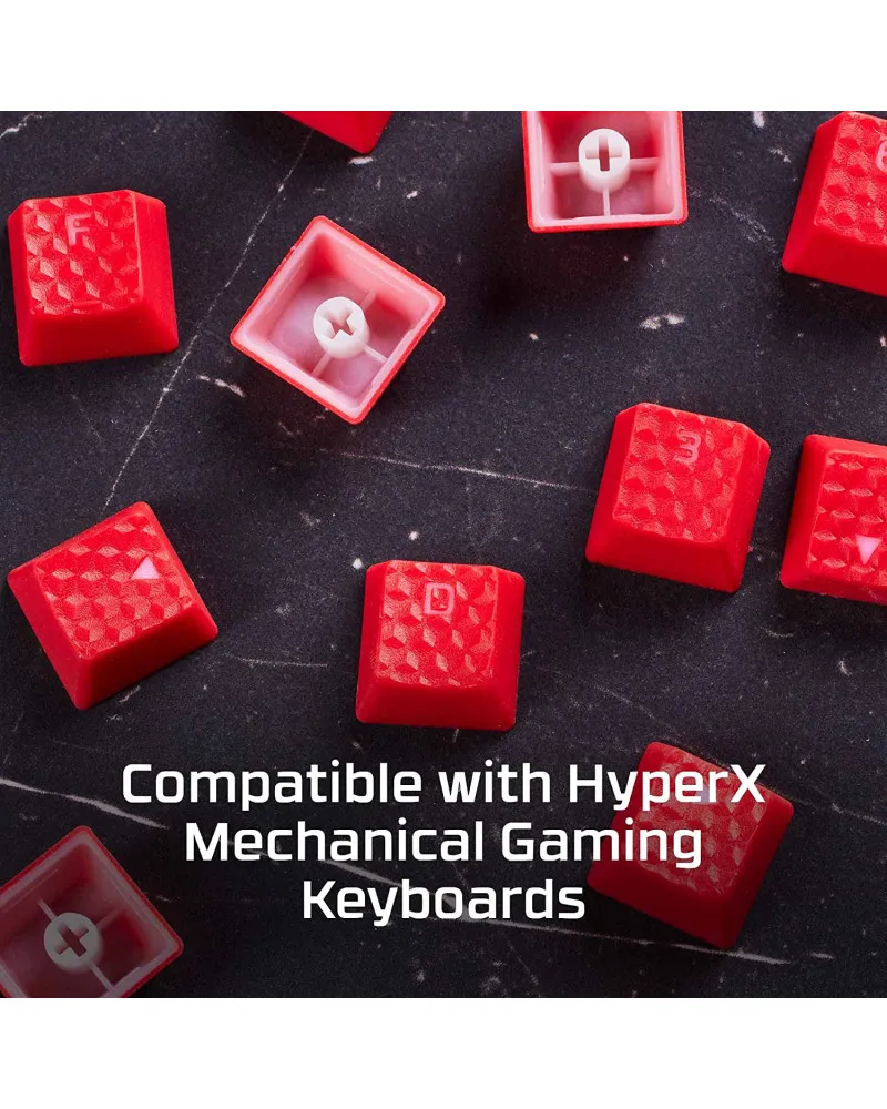 Keycaps HyperX - Rubber Keycaps - Red 