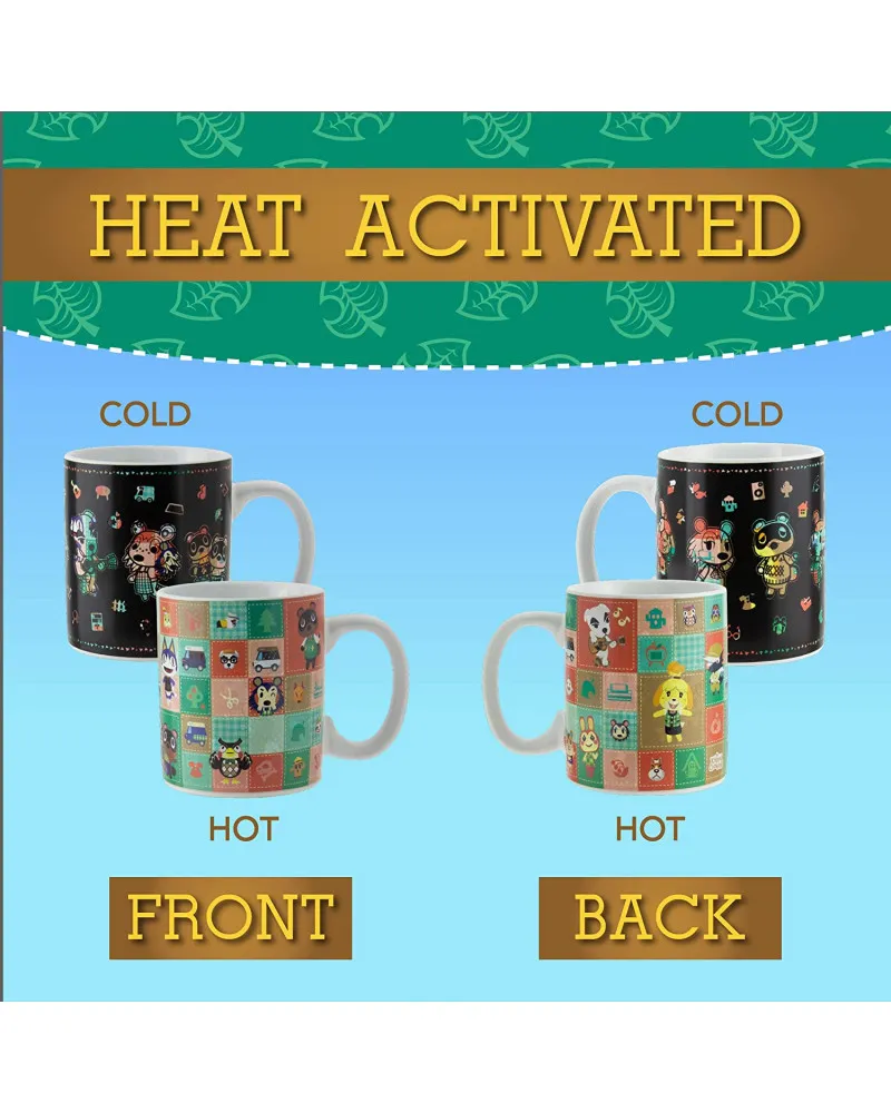 Šolja Paladone Animal Crossing - Heat Change Mug 